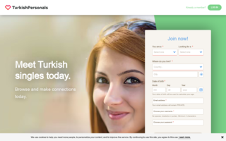 Turkish Personals Homepage Image